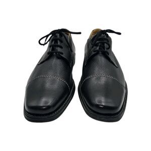 Sandro Moscoloni Oxford Shoes Men's Size 12 EEE  Black Pebble Leather Lace Up